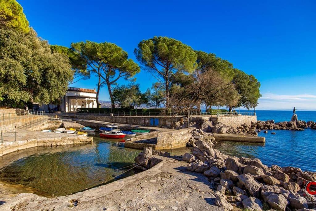 Seaview Apartment „Megan“ With Sunny Terrace Kastav Esterno foto