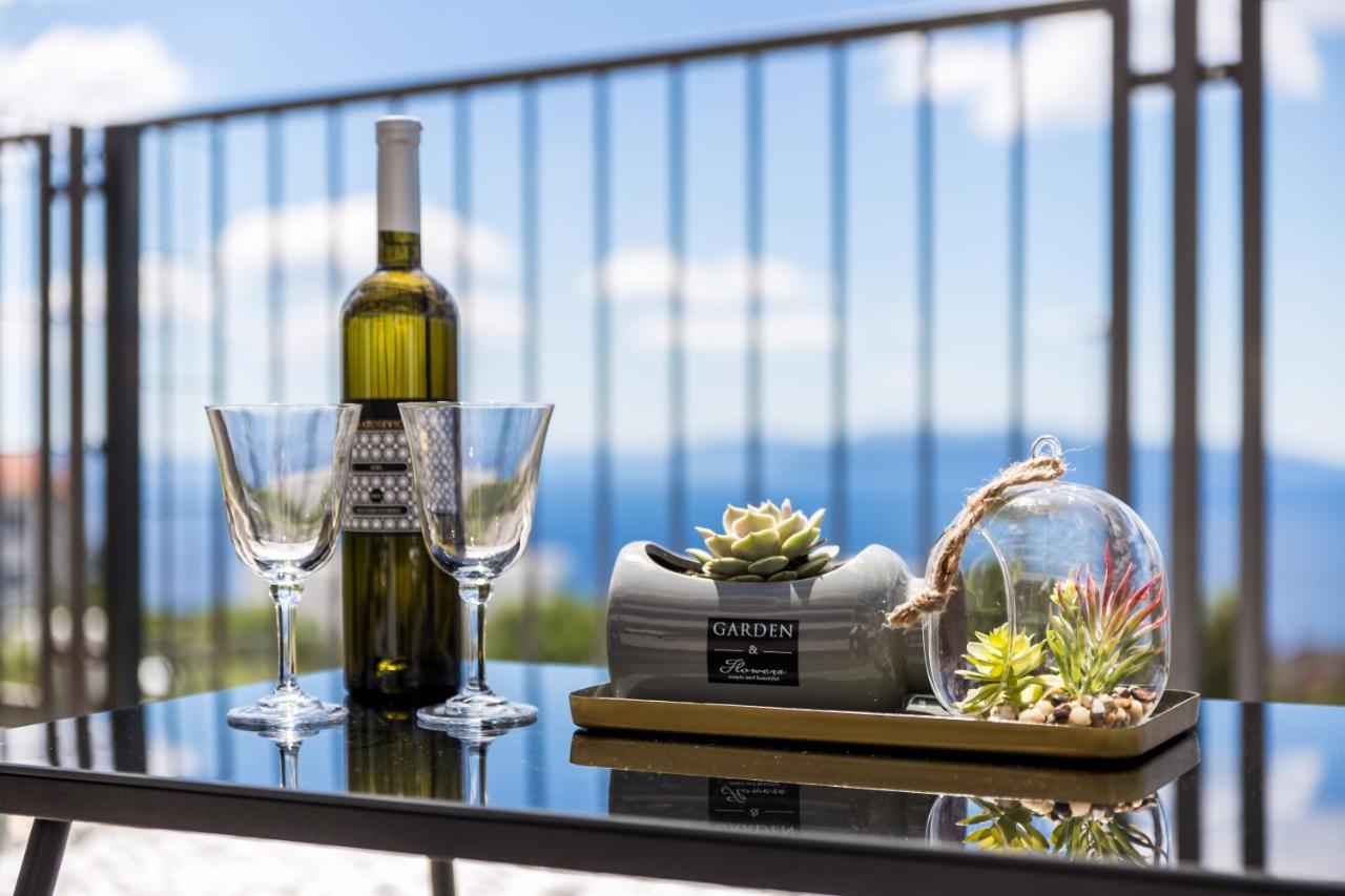 Seaview Apartment „Megan“ With Sunny Terrace Kastav Esterno foto